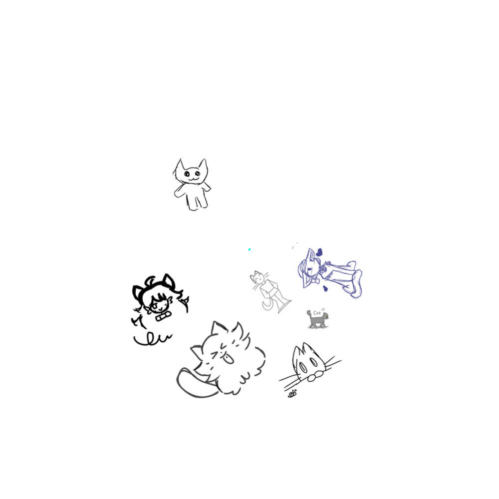 drawing too many cats =^..^=